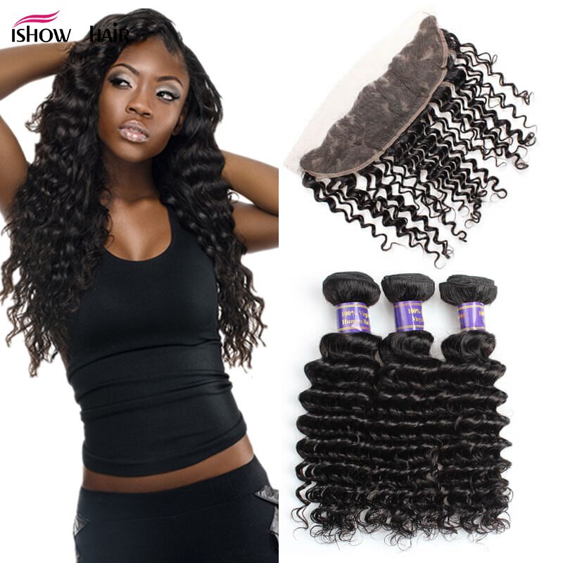 Hot Sell Ear To Ear Lace Frontal Closure With 3bundles Brazilian