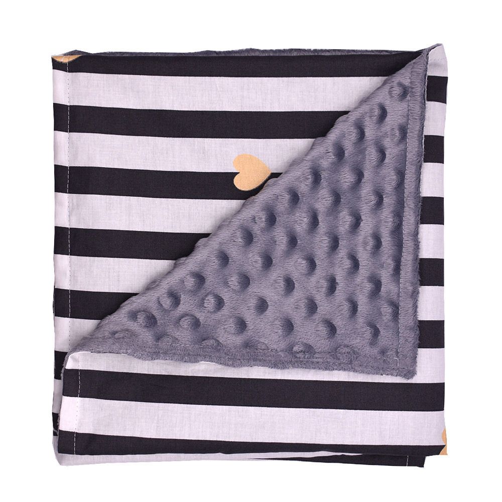 Wholesale Baby Minky Blankets Infant Chevron Swaddle Children Print