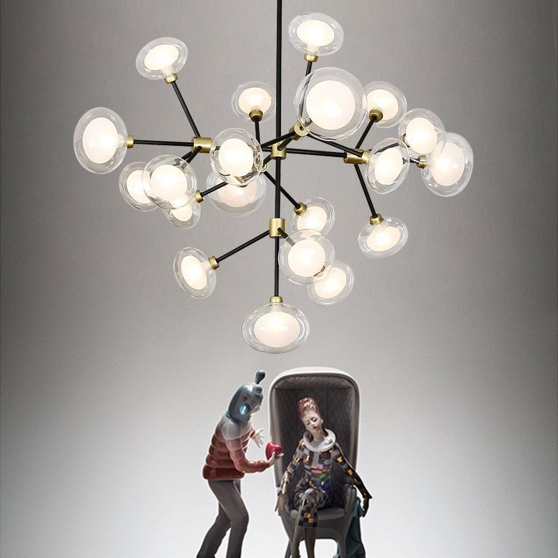 Modern Globe Branching Bubble Chandelier Ac110v 220v Led Modern Globe Branching Bubble Chandelier Ac110v 220v Led Light Lighting High Quality For Pendant Lamps With 429 69 Piece On