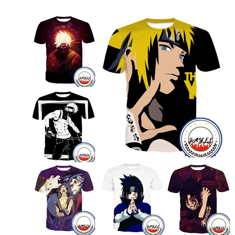 naruto tee 3d t shirts wholesale t shirt uzumaki tshirt men women