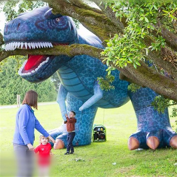 2018 7 2m monster giant blue inflatable dragon replica customized