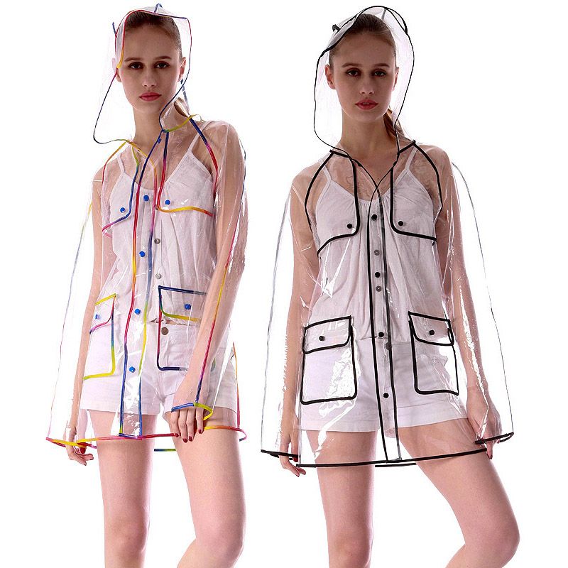 transparent raincoat