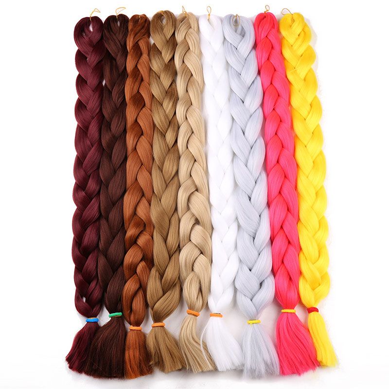 Best And Cheapest Synthetic Hair Extensions Synthetic Colorful Jumbo Braids Crochet Braiding Best And Cheapest Synthetic Hair Extensions Synthetic Colorful Jumbo Braids Crochet Braiding