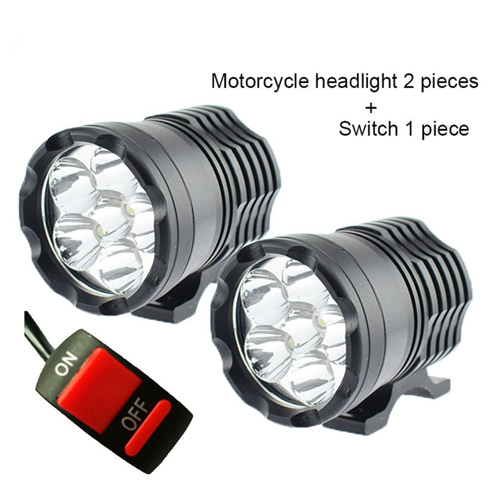 2021 Motorcycle LED Headlights 12V 60W 10000LM U2 LED Motorbike Beam