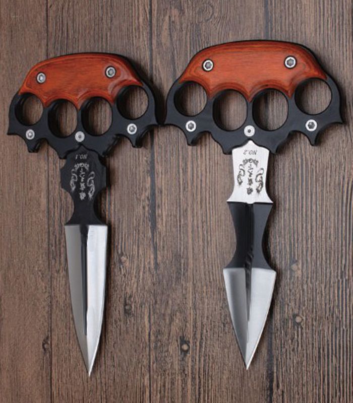 Wholesale 24.5CM Large Wooden Push Knife Dagger Punching 