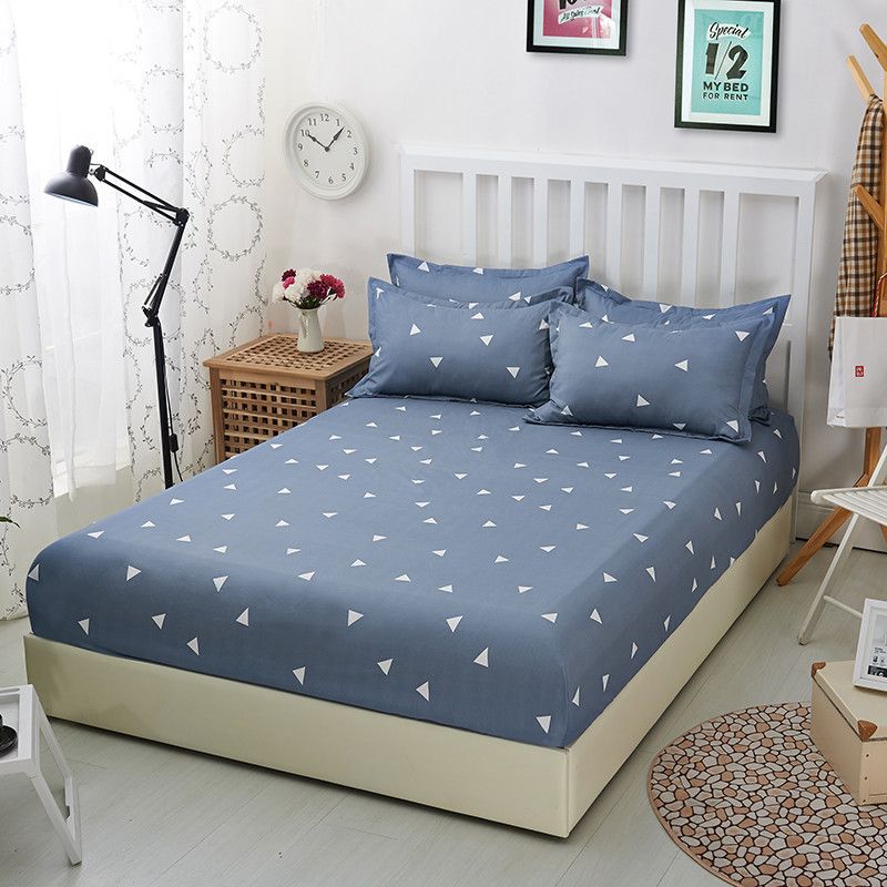 2019 Cotton Fitted Sheet Twin Double King Size Bed With 2019 Cotton Fitted Sheet Twin Double King Size Bed With Elastic Color Geometric Sets Case Duvet Cover From Greenliv 32 99 Dhgate Com