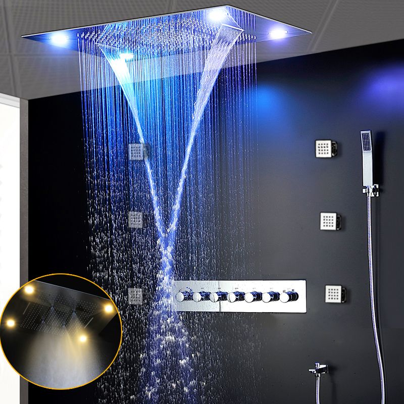 2019 2018 Ceiling Rian Shower 600*800mm Large Overhead Showerhead Set