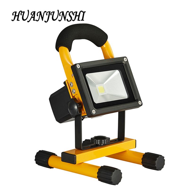 10w 20w Floodlight Rechargeable Led Flood Light Dc12v 24v Portable 10w 20w Floodlight Rechargeable Led Flood Light Dc12v 24v Portable Outdoor Spotlight Lamp Camping Work With Eu Car Charger Floodlights 12v