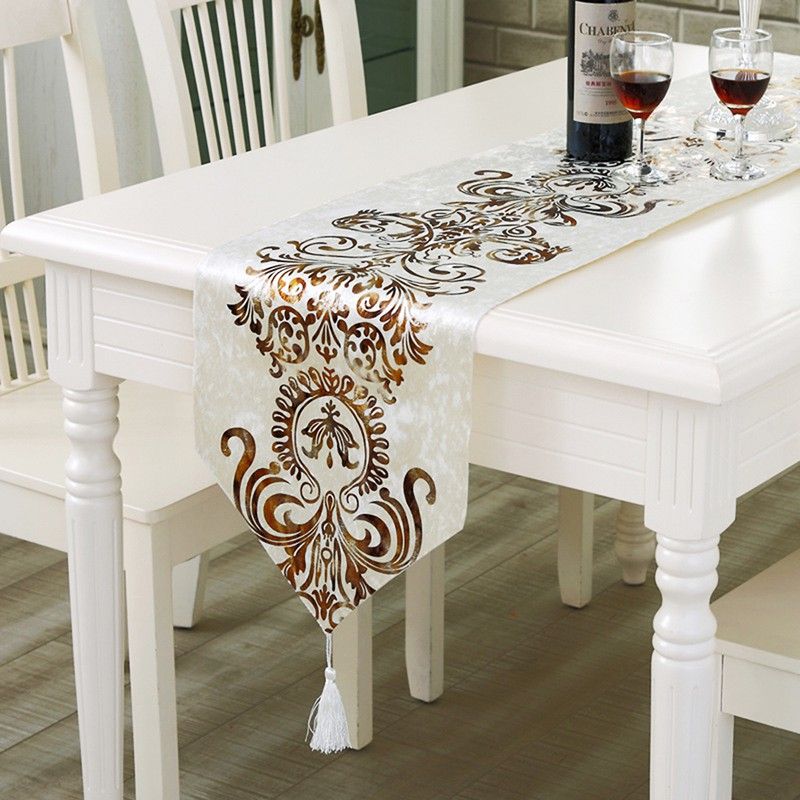 Coffee Color Table Runner For Wedding Even T Party Banquet