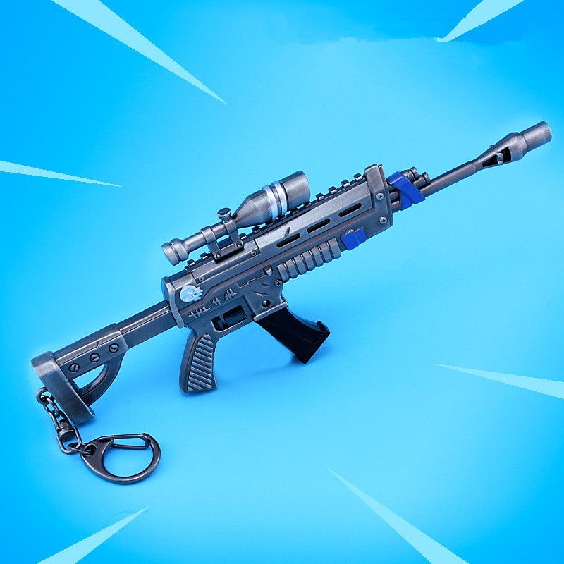 Accessori Fortnite - acquista 2018 hot game fortnite accessori armi scoped rifle model toy portachiavi portachiavi ciondolo fortnite fans jewelry a 32 99 dal qiuyeluo