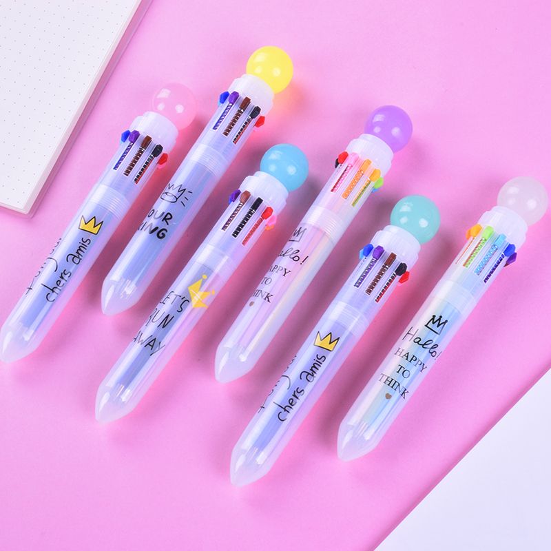 creative multi colored ballpoint