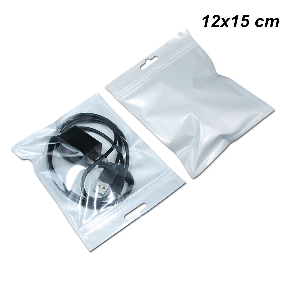 2019 12x15 cm zip lock mobile phone case cover storage bags with