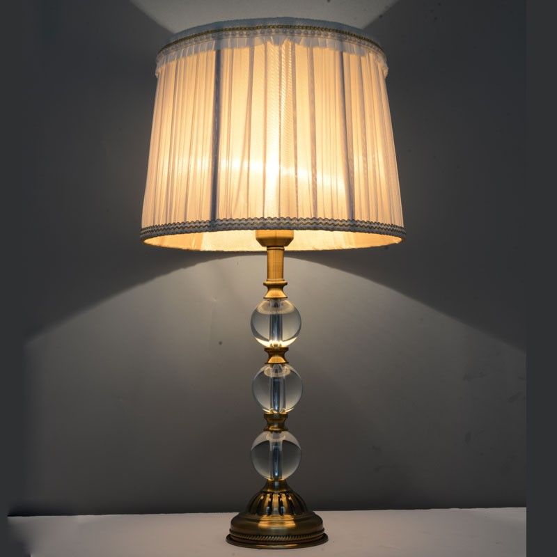 2018 Vintage Luxury Crystal Ball Table Lamp E27 Living Room Bedroom 2018 Vintage Luxury Crystal Ball Table Lamp E27 Living Room Bedroom Bedside Grey Fabric Shades Deco Desk Light 110 220v From Alluring 89 85 Dhgate