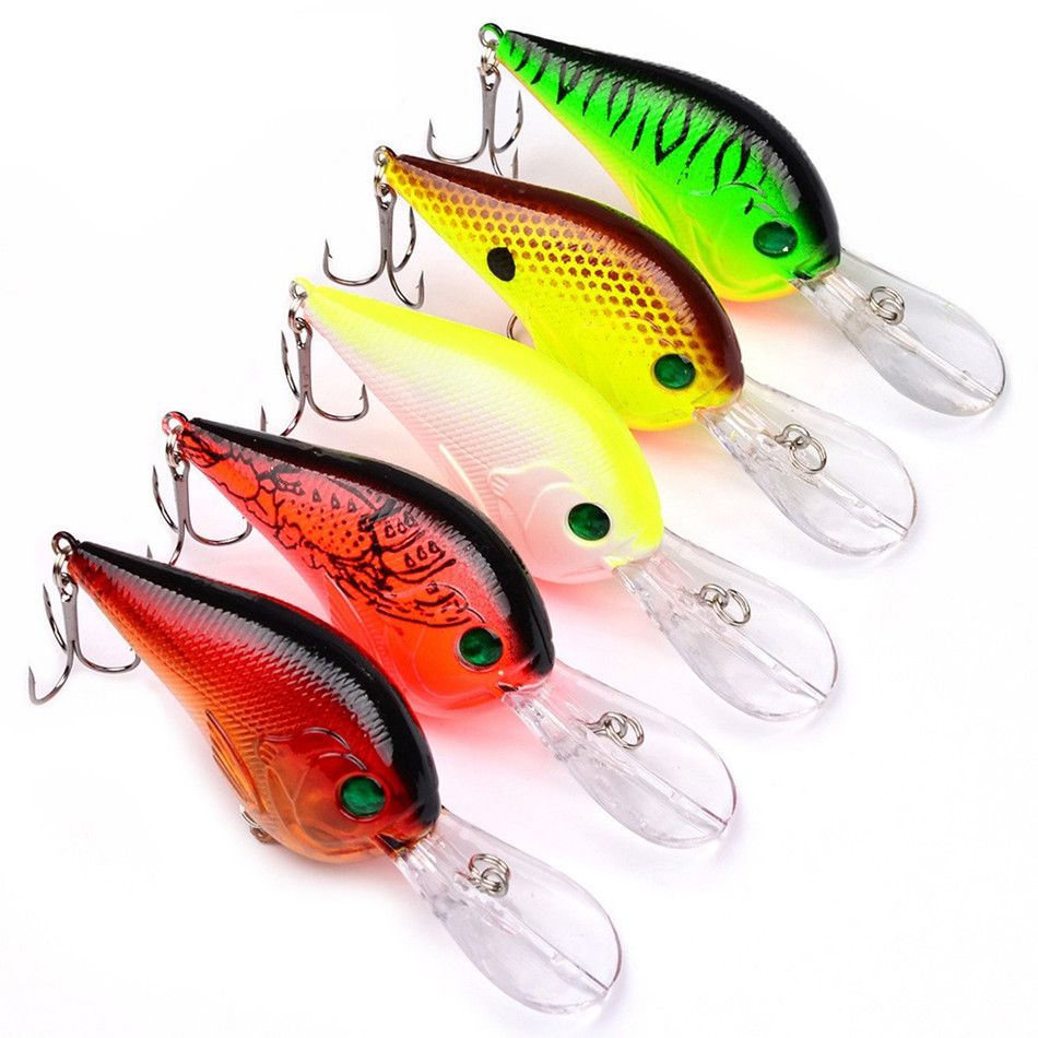 9.5cm 10.11g Hard Plastic Lures Fishing Hooks Fishhooks 3D Eyes Fishing