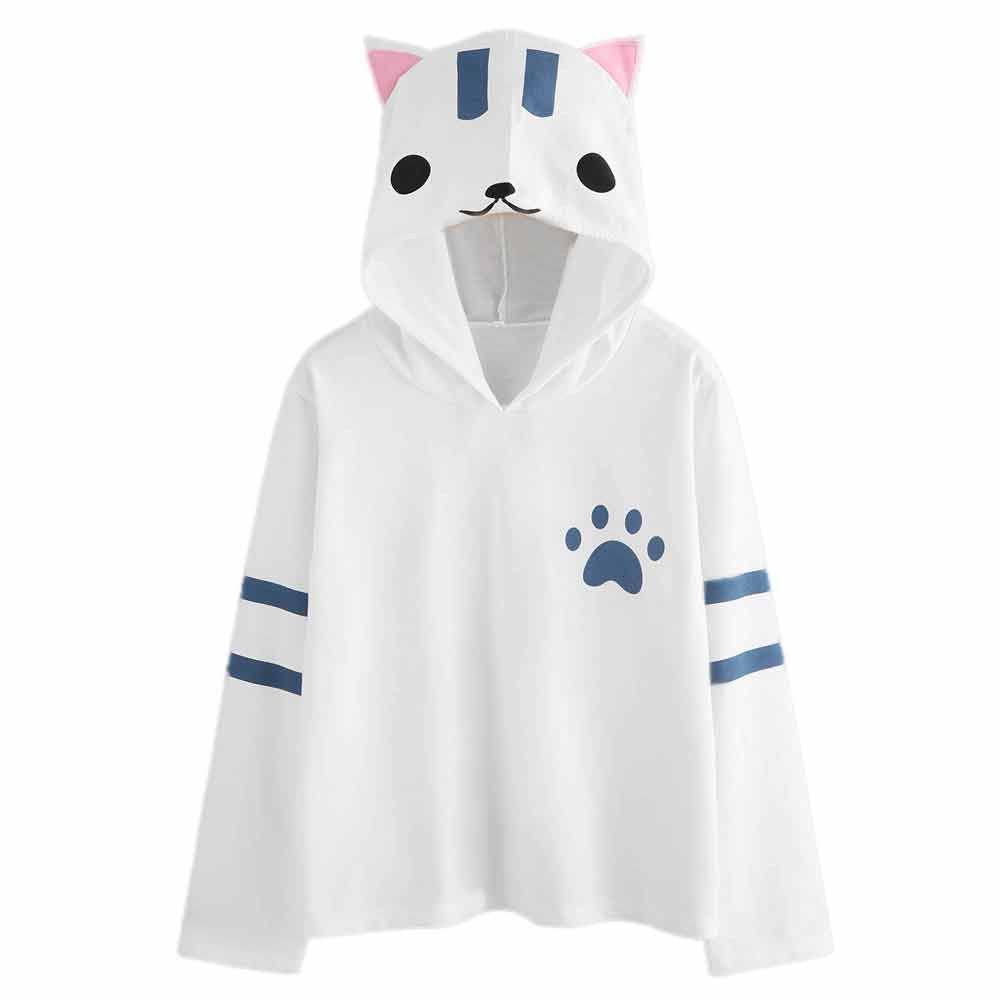 2019 Fashion Anime Hoodie Sweatshirt Women Autumn Winter Lady Kawaii