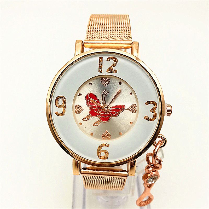 Mode Femme De Pendentif Guangzhou Acier Quartz À Chine Inoxydable Décoration En Qualité Factory Outlet Bracelet Diamant Haute Montre 1Jul3K5cTF