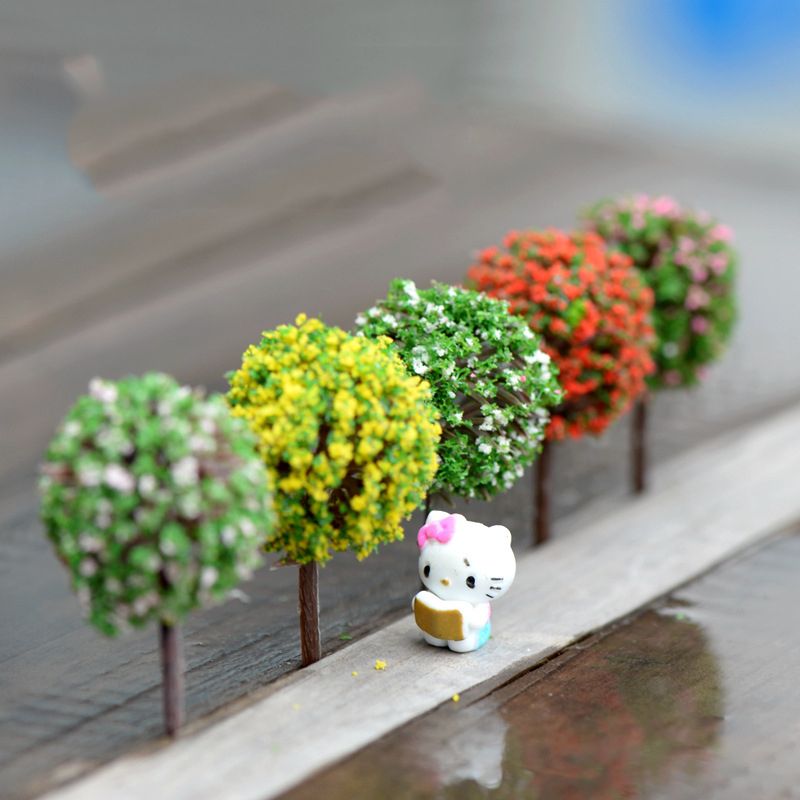 Mini Garden Decorations Resin Tree Fairy Miniatures Trees Mini Garden Decorations Resin Tree Fairy Miniatures Trees Decoration Terrarium Figurines Miniature Figurine