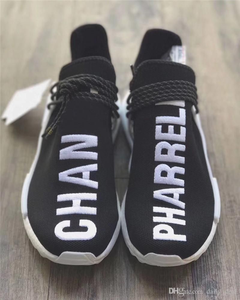 2020 2018AuthenticCHANEL Originals Human Race Black White