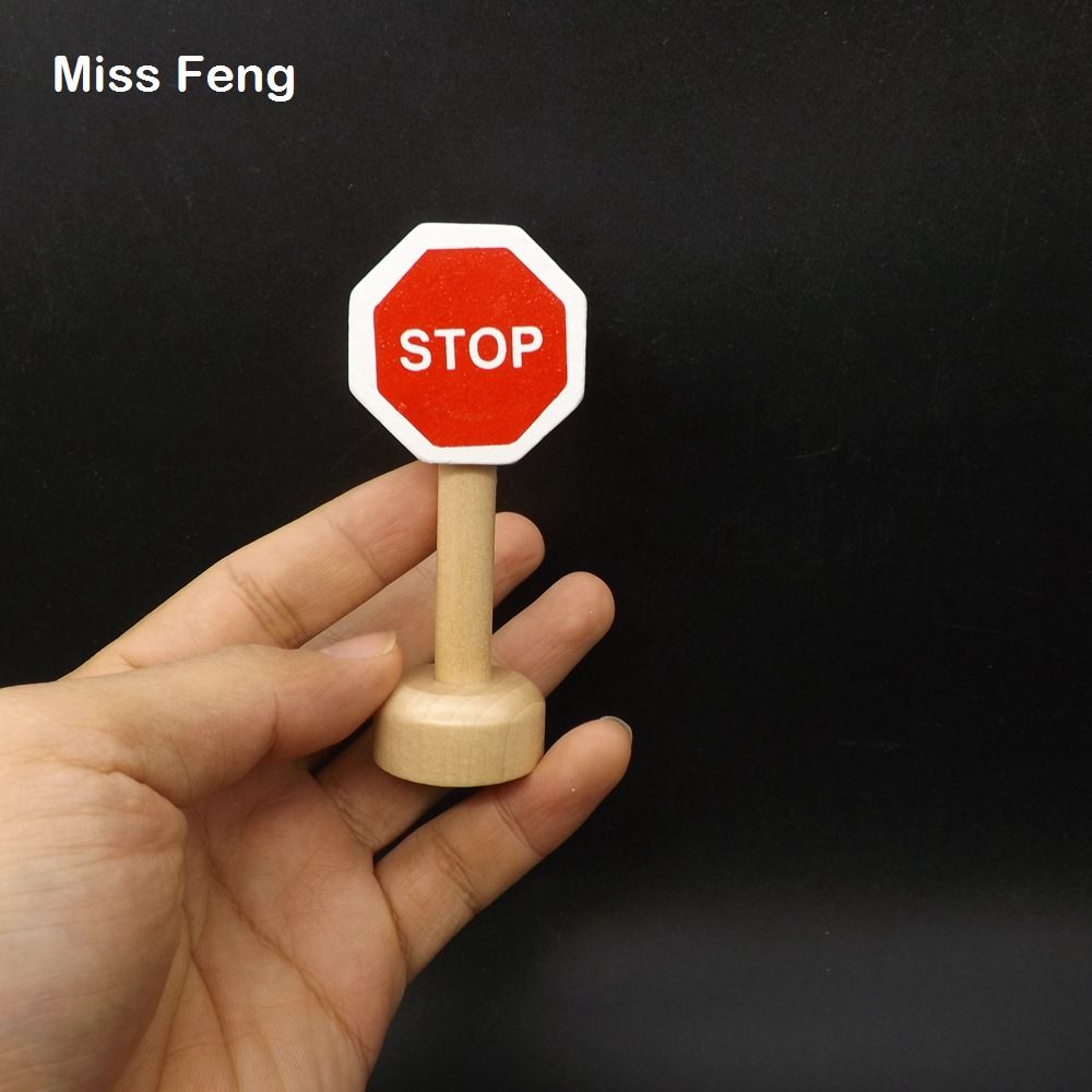 Pour Pédagogiques Amusant Arrêt Bois Apprentissage Sécurité Maternelle Enfants En Supports Jouets Précoce Panneau De Signalisation qVpGUSzM
