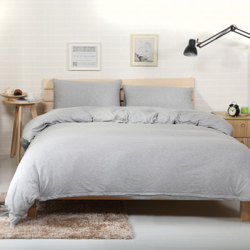 100 coon bed sheets elegant solid color grey duvet cover set with elegant sheets