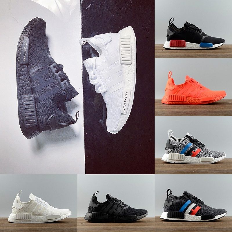Men Trainers R1 Running shoes Designer OG Japan Triple Black White solar Red Tri Color Grey 2018 Women Primeknit Sport Sneakers Size 5 11 Men Trainers R1 Running shoes Designer OG Japan Triple Black White solar Red Tri Color Grey 2018 Women Primeknit Sport Sneakers Size 5 11