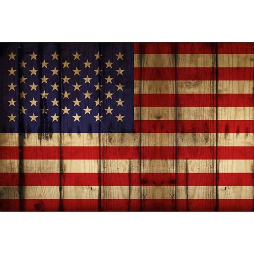 2019 digital printed american flag wood plank photography backdrops