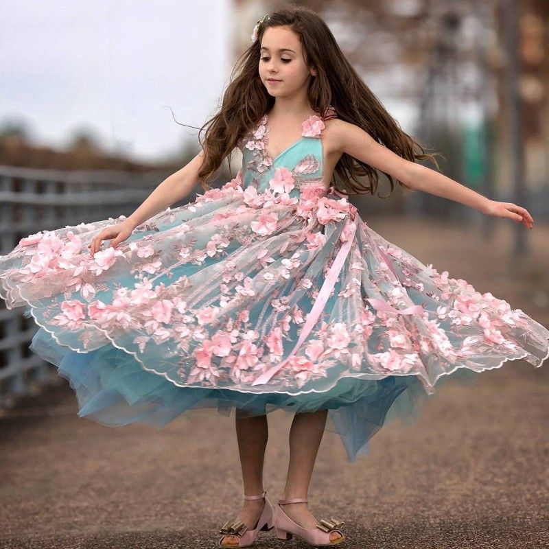 Sea Green Pageant Dresses
