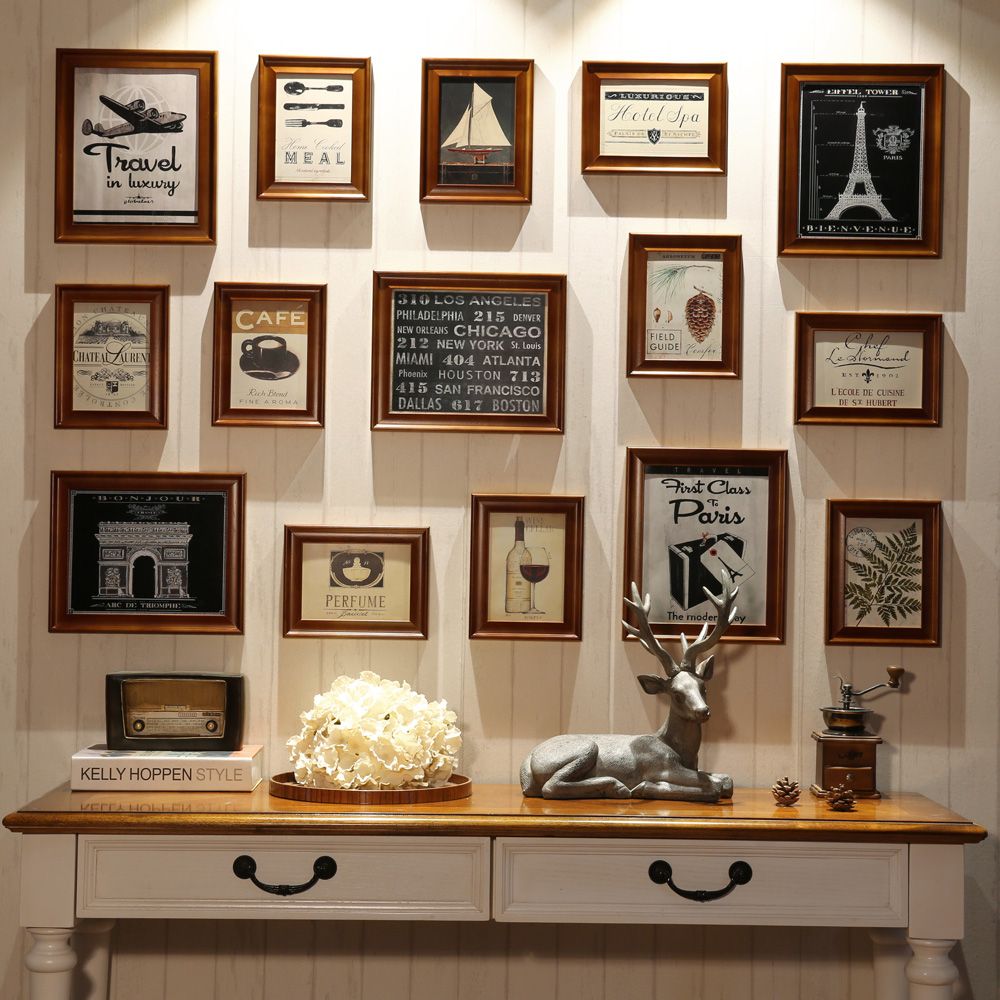 2019 Multi Frame Picture Frames 7 Inch 10 Wooden Photo 2019 Multi Frame Picture Frames 7 Inch 10 Wooden Photo Collage Wall Vintage Wood From Cindy668