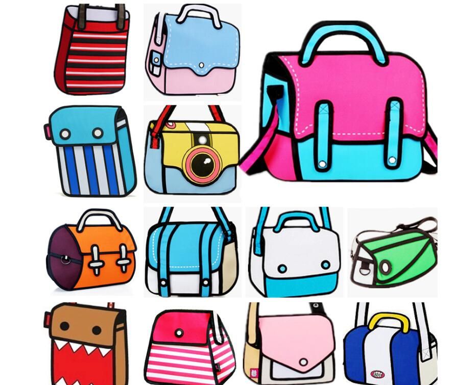 2d drawing bag