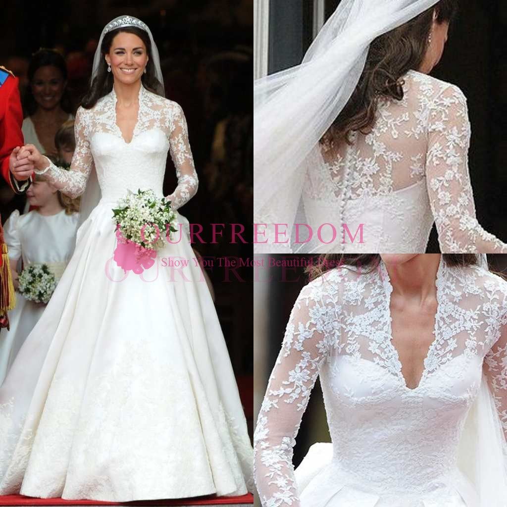 Compre Vestidos De Novia De La Princesa William Y Kate 