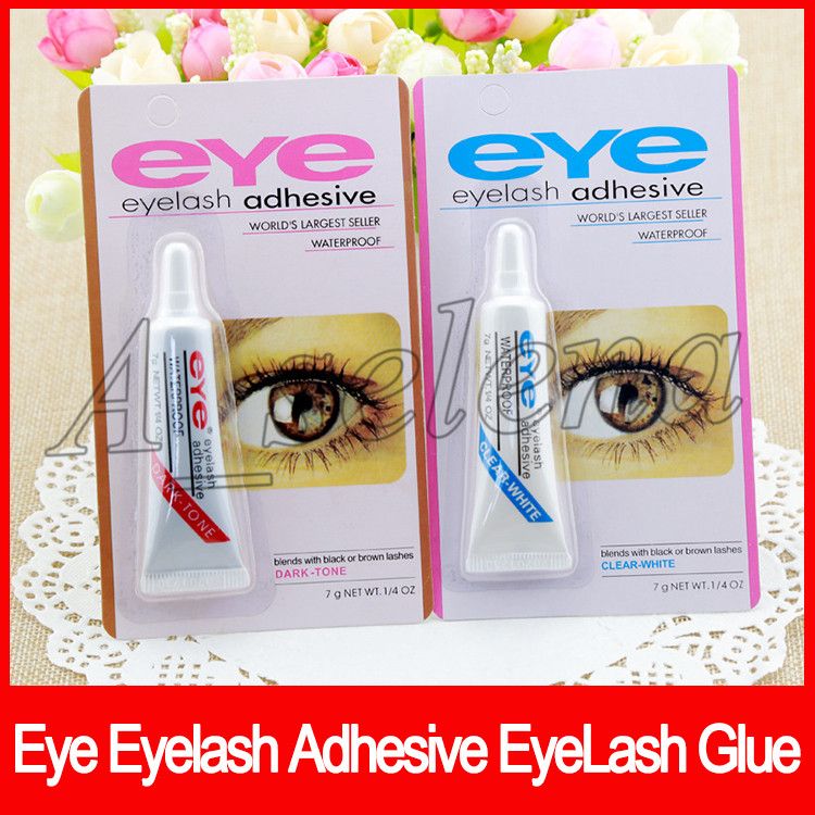 Eye Lash Glue Black White Makeup Eyelash Adhesive Waterproof False