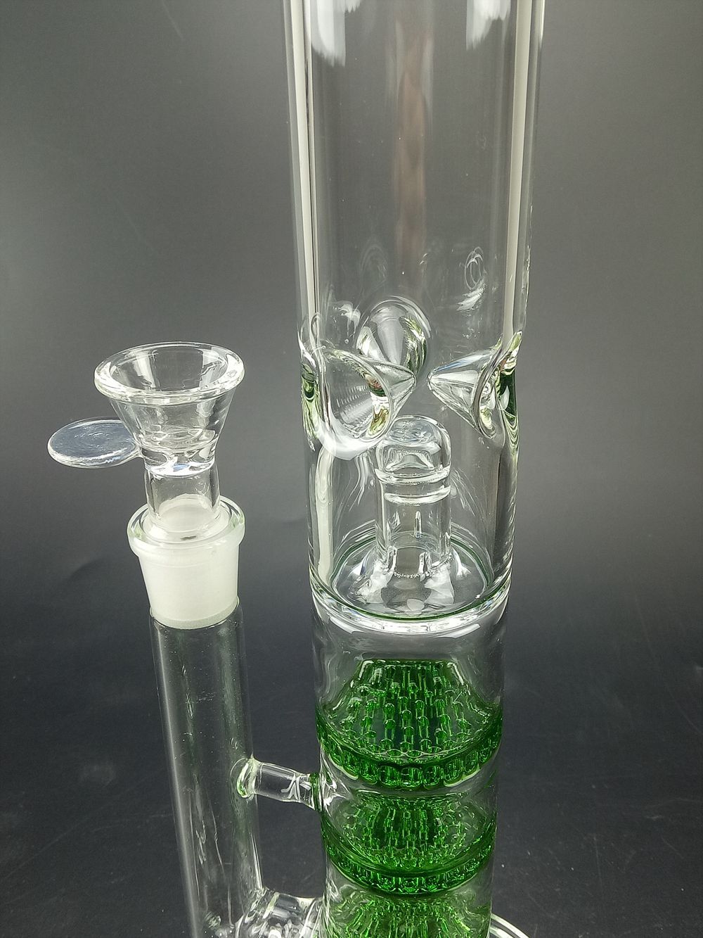 2020 Splash Guard Percolator Water Pipe Triple Perc Straight