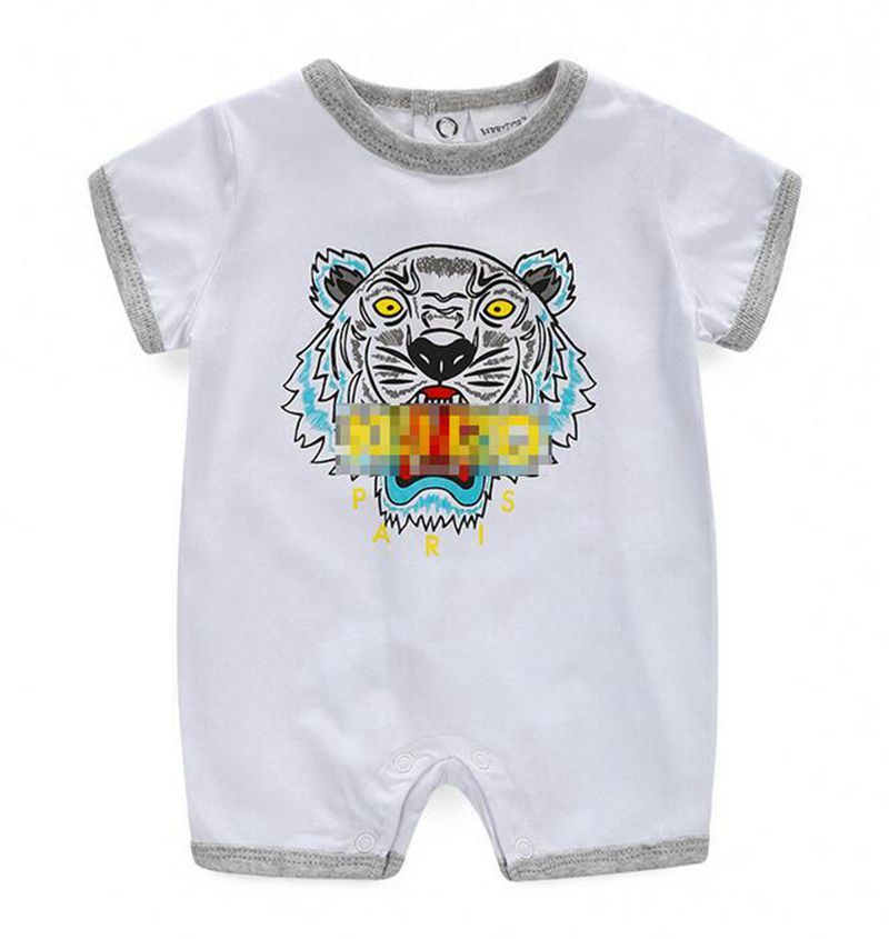 2019 Summer Baby Fashion Cotton Jumpsuits Tiger Printed Newborn ...