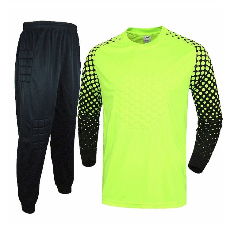 2019 Goal Keeper Clothing Suit Long Sleeve Custom Make Professional Football Soccer Training