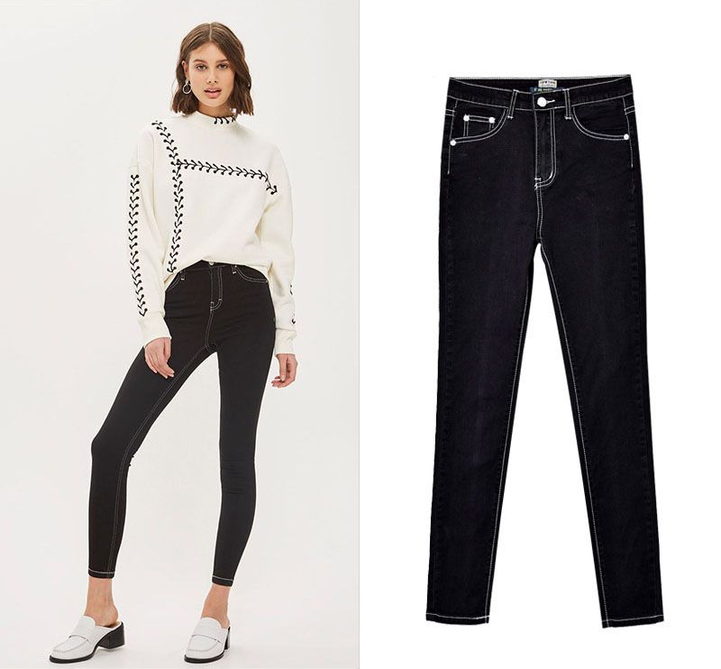 calça jeans cintura alta frete gratis