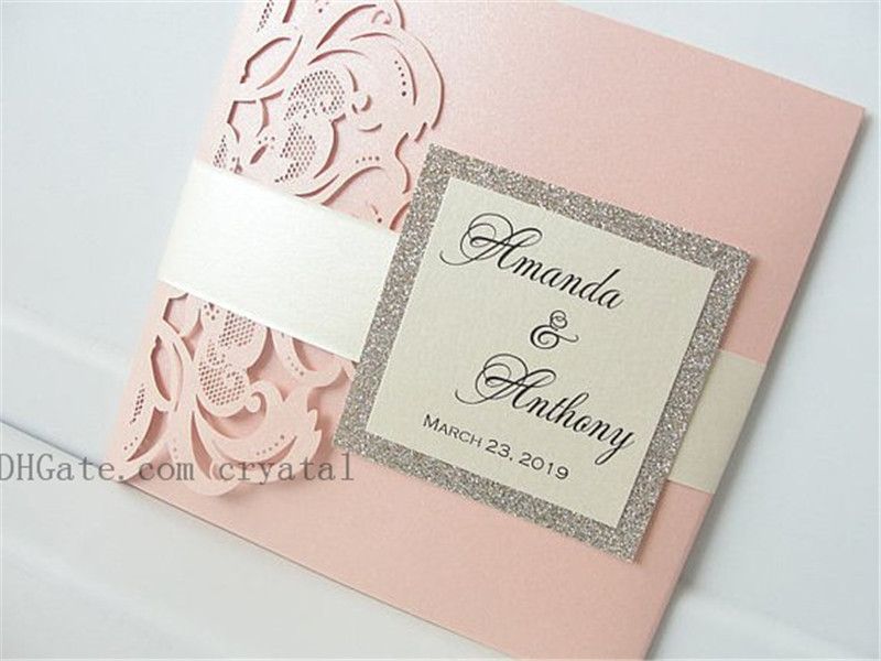 lasercut wedding invitation with envelope and tag laser cut envelope invitation