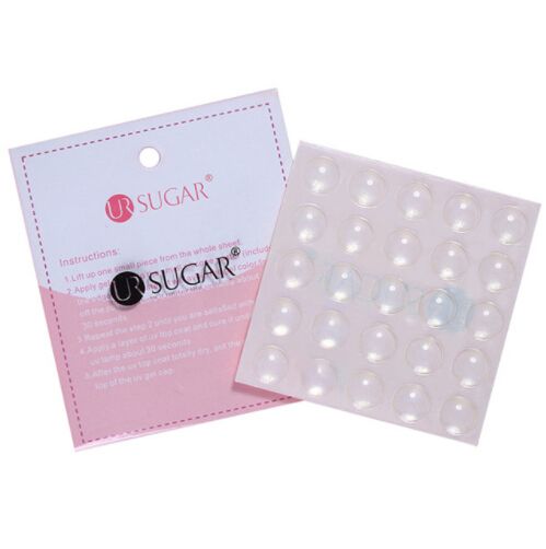 Color Button Uv Gel Polish Display Silicone Label Sticker Manicure Nail Art Tool Home
