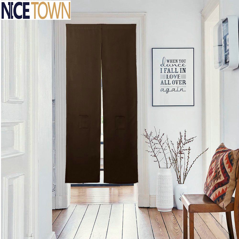 Short Room Divider Japanese Noren Doorway Tapestry Curtains For