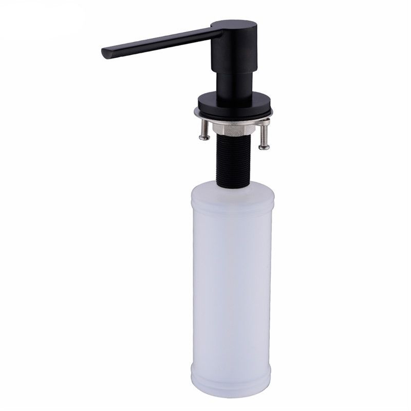 Schwarz Messing Seifenspender Kitchen Sink Soap Dispenser Handdesinfektionsmittelflasche Einfach Zu Fullen Seifenflussigkeit