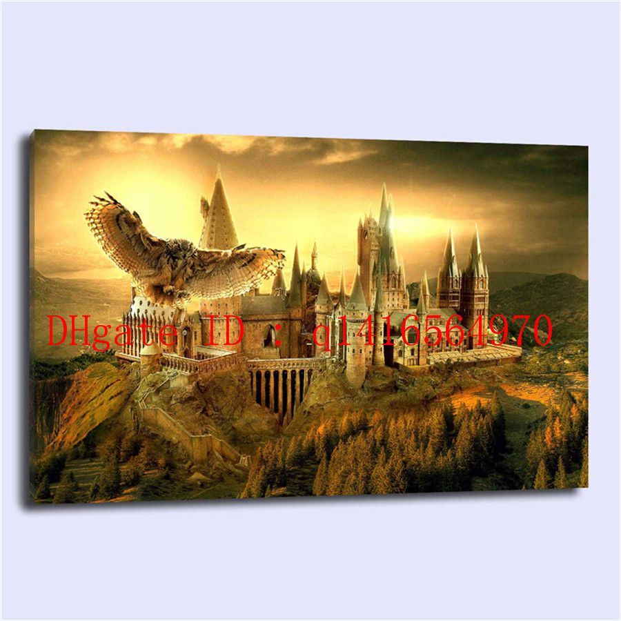 harry potter hogwarts canvas