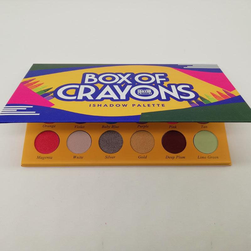 New Makeup Palette!BOX OF CRAYONS Cosmetics Eyeshadow Palette ISHADOW