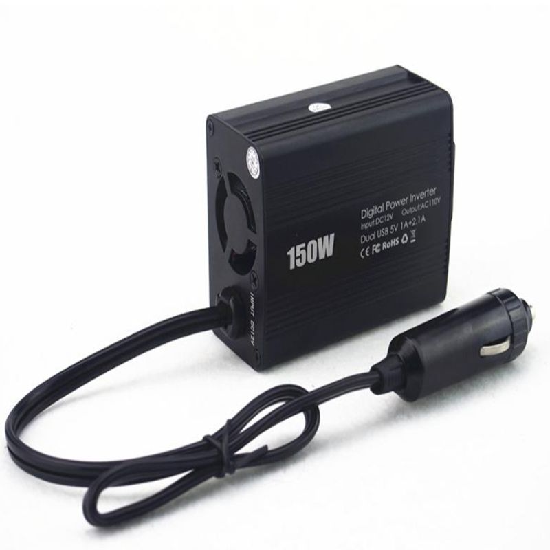 High Quality 150W Car Inverter Charger DC 12V To AC 110V/220V Car Power