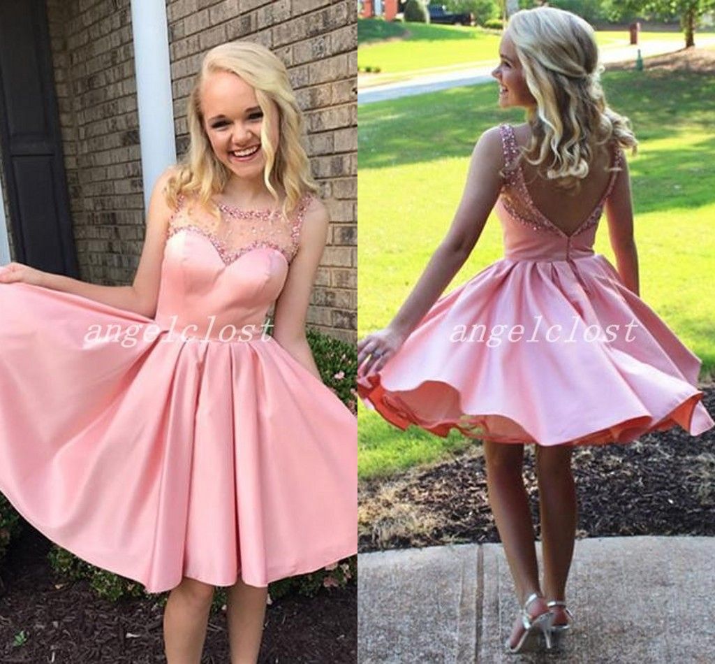 Jewel D Hot Pink Short Dress