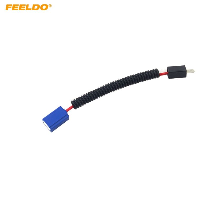feeldo 20pcs car h1 ceramic socket heavy duty ceramic wiring harness h1 light bulb connector adapter for headlights 5491 Stereo Wiring Harness Color Codes