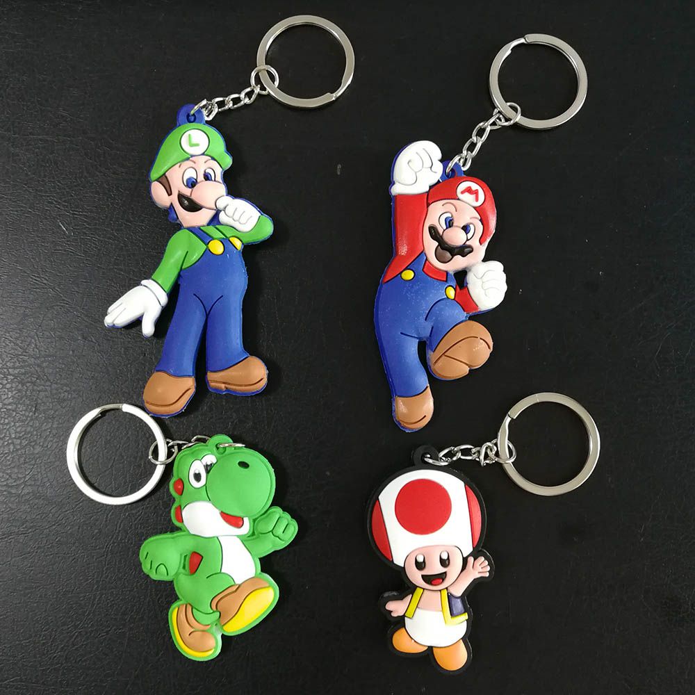Top New 4 Styles Super Mario Bros Mario Luigi Yoshi Toad Anime