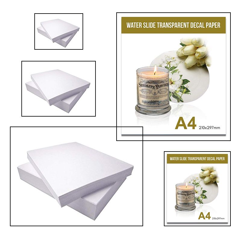 2019 20x WATERSLIDE DECAL PAPER INKJET WATER SLIDE TRANSFER PAPER FOR DIY DESIGN From Foc_timmy 
