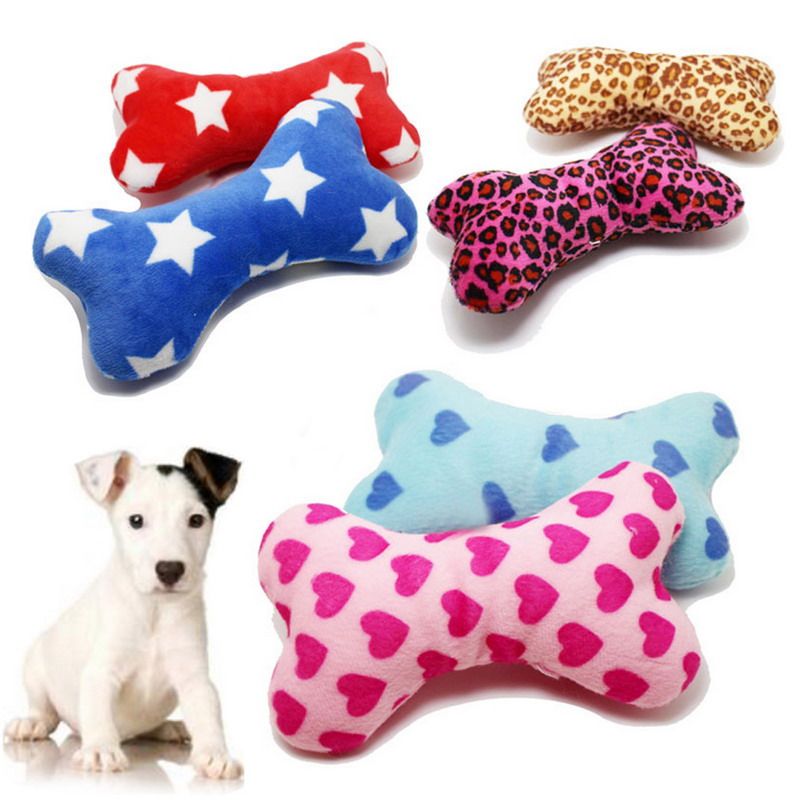 Cute Strip Plush Pet Dog Cat Sound Squeakers Squeaky Toy For Small Cute Strip Plush Pet Dog Cat Sound Squeakers Squeaky Toy For Small Puppy Chew Play Bone Product Activity Toys And From May8888