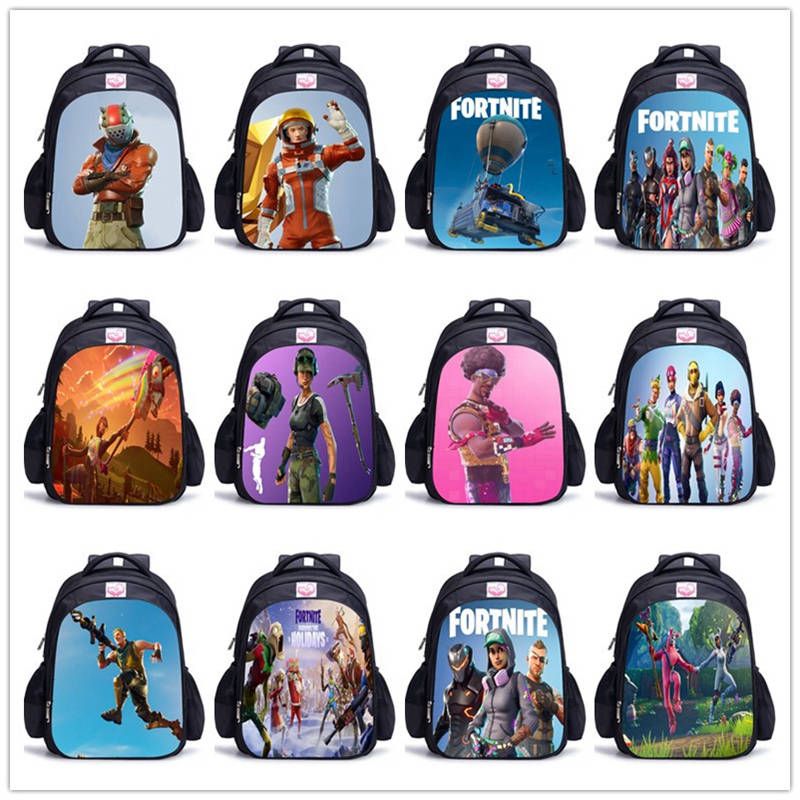 2019 fortnite cartoon student school bag oxford cloth backpacks game fortnite print shoulders bag outdoor bags from damaris 7 86 dhgate com - dibujos de fortnite en color
