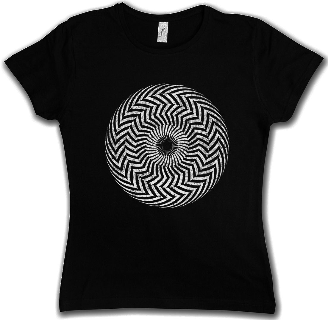 hypno circle iii women t shirt labyrinth mystic hypnotic esoterik