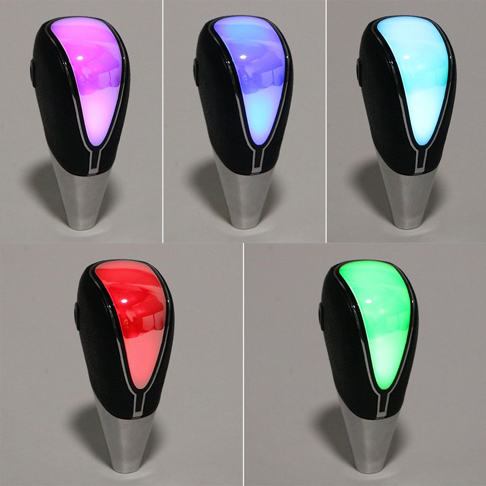 Auto Gear Stick Shift Knob Cover With LED Light Car Shift Knob